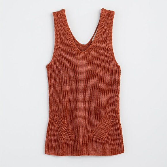 Loft Double V Sweater Tank - Picture 3 of 3